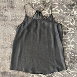 1250C EUC Grey 100% Tencel Top Size S Worn one time